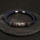 Sterling Silver Year of the Dragon Luck Rope Bracelet