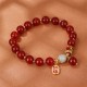 Natural Red Agate Jade Confidence Blessing Bracelet