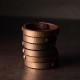 Vintage Handmade Copper Brass Leather Wealth Bracelet Vintage Handmade Copper Brass Leather Wealth Bracelet