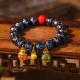 Swallowing Beast Cinnabar Bead Bracelet