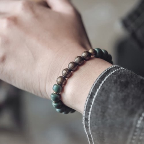 Tibetan Cyan Bodhi Seed Copper Success Bracelet Tibetan Cyan Bodhi Seed Copper Success Bracelet