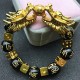 Double Dragon Wealth Protection Bracelet