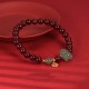 Dragon Year Cinnabar Hetian Jade Ruyi Bracelet Dragon Year Cinnabar Hetian Jade Ruyi Bracelet