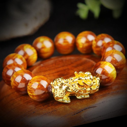 Golden Tiger Eye Pixiu Bracelet Golden Tiger Eye Pixiu Bracelet