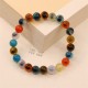 Colorful Candy Agate Strength Healing Bracelet Colorful Candy Agate Strength Healing Bracelet