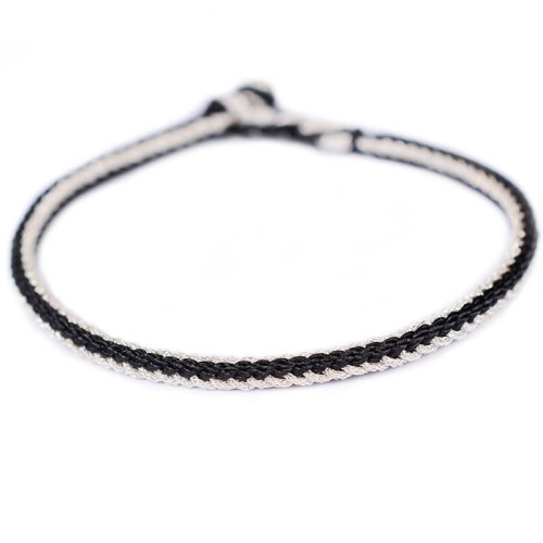Two-Color Rope Eight Thread Peace Knot Bracelet Two-Color Rope Eight Thread Peace Knot Bracelet