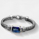 Blue Acrylic Dragon Keel Wealth Bracelet