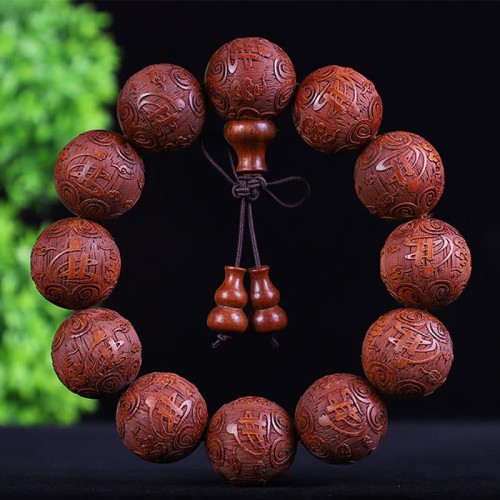 Chinese Zodiac Rosewood PiXiu Carved Bracelet Chinese Zodiac Rosewood PiXiu Carved Bracelet