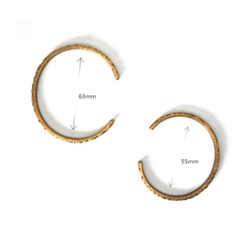 Lava Rock Copper Balance Cuff Bangle