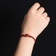 Four Leaf Clover Cinnabar Blessing Bracelet Four Leaf Clover Cinnabar Blessing Bracelet