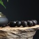 Ebony Wood Yin Yang Engraved Gourd Bracelet Ebony Wood Yin Yang Engraved Gourd Bracelet