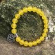 Natural Gemstone Lucky Heart Charm Stretch Bracelet Natural Gemstone Lucky Heart Charm Stretch Bracelet