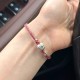 999 Sterling Silver Persimmon Luck Braided Bracelet 999 Sterling Silver Persimmon Luck Braided Bracelet