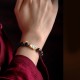 Red Sandalwood Gourd Jade Calm Bracelet