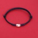 999 Silver Bean Design Luck Connection Braided Bracelet 999 Silver Bean Design Luck Connection Braided Bracelet
