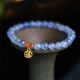 Aquamarine Red Agate Healing Charm Bracelet