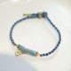 925 Silver Natural Jade Gourd Rutilated Quartz Fu Character Bracelet 925 Silver Natural Jade Gourd Rutilated Quartz Fu Character Bracelet
