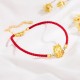 925 Silver Year of the Dragon Golden Dragon Strength Bracelet 925 Silver Year of the Dragon Golden Dragon Strength Bracelet