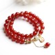 Red Agate Hetian Jade Confidence Charm Bracelet Red Agate Hetian Jade Confidence Charm Bracelet