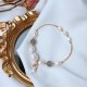 Pearl Moonstone Strawberry Quartz Optimism Bracelet Pearl Moonstone Strawberry Quartz Optimism Bracelet