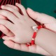 925 Sterling Silver Fu Character Lucky Money Bag Kids Bracelet 925 Sterling Silver Fu Character Lucky Money Bag Kids Bracelet