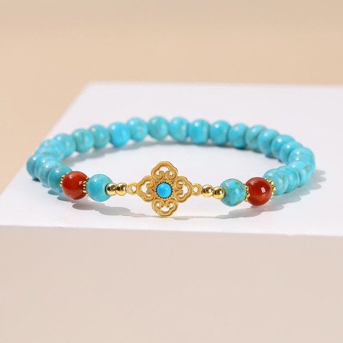 Turquoise Bead Protection Balance Bracelet Turquoise Bead Protection Balance Bracelet