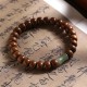 Abelia Wood Jade Bamboo Warding Off Evil Bracelet