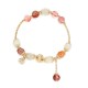 Colorful Rutilated Quartz Cat Eye Zircon Auspicious Bracelet Colorful Rutilated Quartz Cat Eye Zircon Auspicious Bracelet