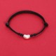 999 Silver Bean Design Luck Connection Braided Bracelet 999 Silver Bean Design Luck Connection Braided Bracelet