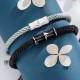 Bamboo Pattern Healing Couple Rope Bracelet