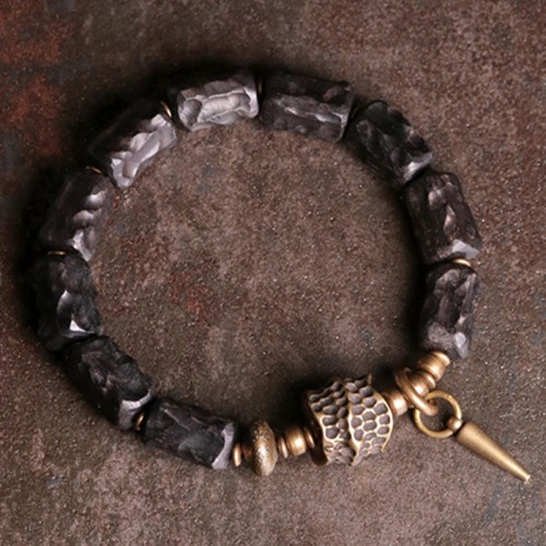 Ebony Wood Copper Balance Protection Bracelet Ebony Wood Copper Balance Protection Bracelet
