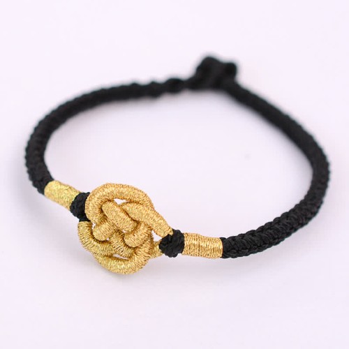 Handmade Chinese Knot Luck Strength Braided Bracelet Handmade Chinese Knot Luck Strength Braided Bracelet