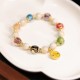 Tibetan Five Gods of Wealth Liuli Glass Bracelet Tibetan Five Gods of Wealth Liuli Glass Bracelet