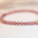 Strawberry Quartz Garnet Jade Fortune Healing Bracelet Strawberry Quartz Garnet Jade Fortune Healing Bracelet