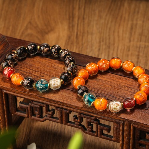 Luminous Liuli Glass Luck Fluorescent Bracelet Luminous Liuli Glass Luck Fluorescent Bracelet