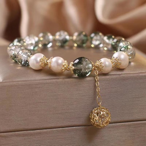 Green Phantom Pearl Self-Acceptance Bracelet