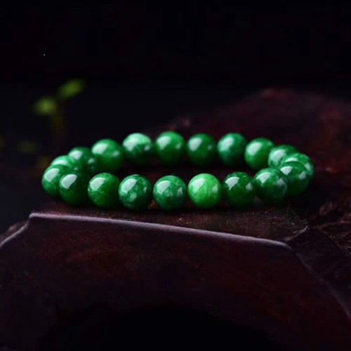 Cyan Jade Bead Harmony Bracelet