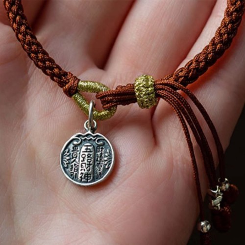 Sterling Silver Five Gods of Wealth Bracelet