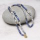 108 Natural Stone Lotus Pendant Bracelet 108 Natural Stone Lotus Pendant Bracelet