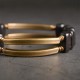 Tibetan Ebony Wood Copper Double Layer Balance Bracelet