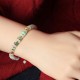 Round Jade Lucky Red String Weave Bracelet Round Jade Lucky Red String Weave Bracelet