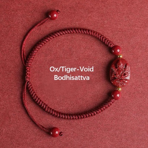 Zodiac Buddha Cinnabar Evil Spirits Bracelet