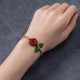 Rose Flower Peace Knot Handmade Luck Bracelet Rose Flower Peace Knot Handmade Luck Bracelet