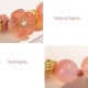 Gradient Agate Peach Blossom Luck Bracelet Gradient Agate Peach Blossom Luck Bracelet