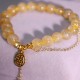 Citrine Fu Character Happiness Bracelet