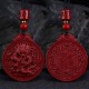 Dragon Cinnabar Protection Pendant
