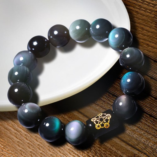 Rainbow Obsidian Positive Transformation Bracelet