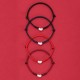 999 Silver Bean Design Luck Connection Braided Bracelet 999 Silver Bean Design Luck Connection Braided Bracelet