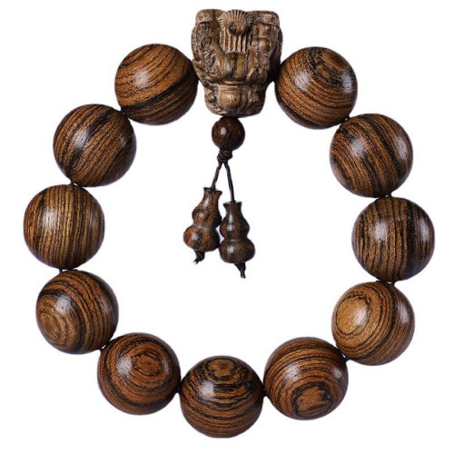 Rosewood Green Sandalwood Dragon Carved Bracelet Rosewood Green Sandalwood Dragon Carved Bracelet