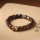 Agarwood Copper Coin Auspicious Cloud Calm Bracelet Agarwood Copper Coin Auspicious Cloud Calm Bracelet